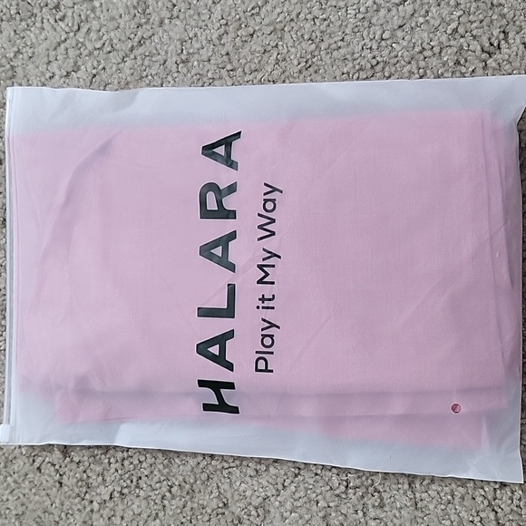 NWT HALARA Plicated Side Pocket Wide Leg Flowy Palazzo Casual Cotton Pant - Picture 9 of 10